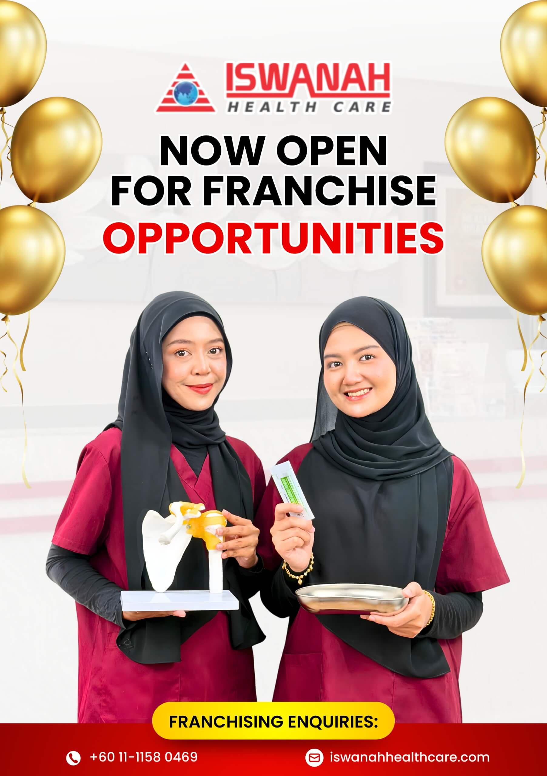 Iswanah Healthcare — now open for franchise opportunities